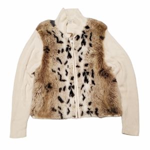 Vintage Lisa International S Faux Fur Soft Sweater